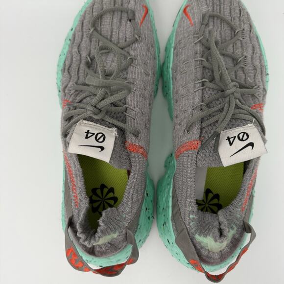 Nike Space Hippie 04 Green Glow Mens CZ6398-020 Clean No Box Size 6.5 EUC - Picture 8 of 9